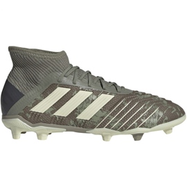 Adidas Predator 19.1 Jr Fg EF8214 football boots green green Adidas Predator 19.1 Jr Fg EF8214 football boots green green