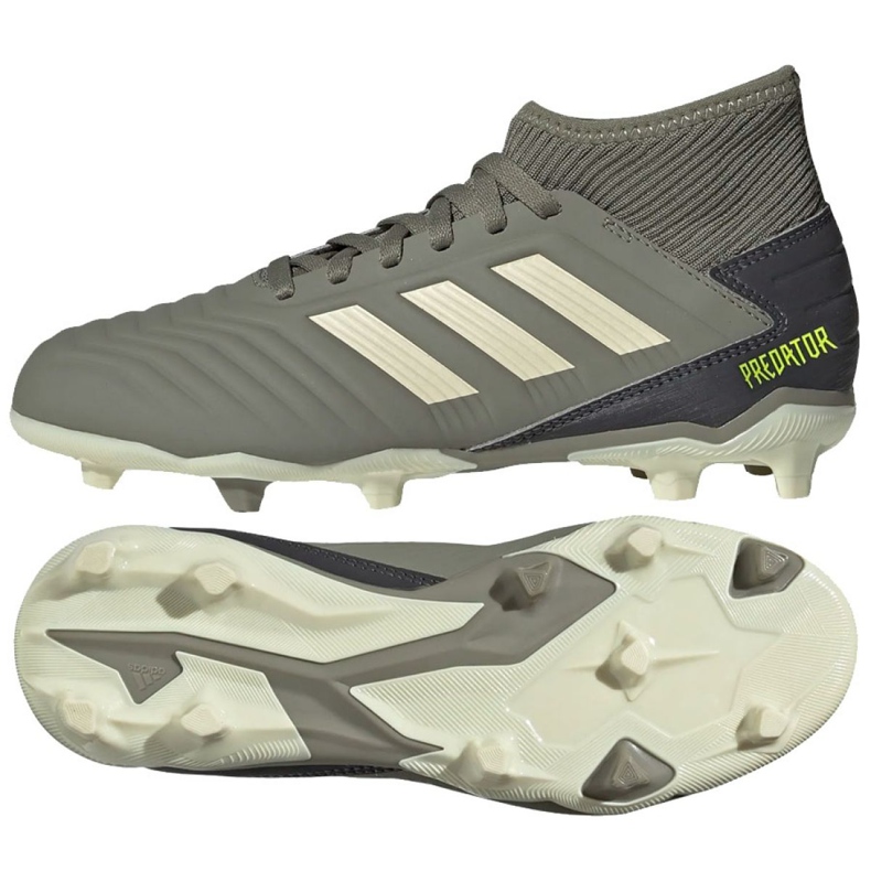 Adidas Predator 19.3 Fg Jr EF8215 football boots grey