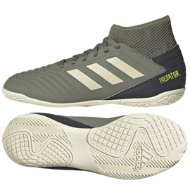 Adidas Predator 19.3 In Jr EF8219 football boots shades of grey