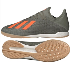 Indoor shoes adidas X 19.3 In M EF8367 grey grey Indoor shoes adidas X 19.3 In M EF8367 grey grey