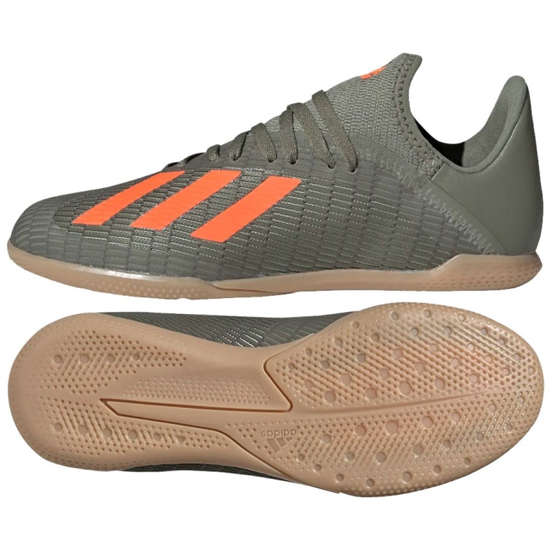 Indoor shoes adidas X 19.3 In Jr EF8376 grey grey