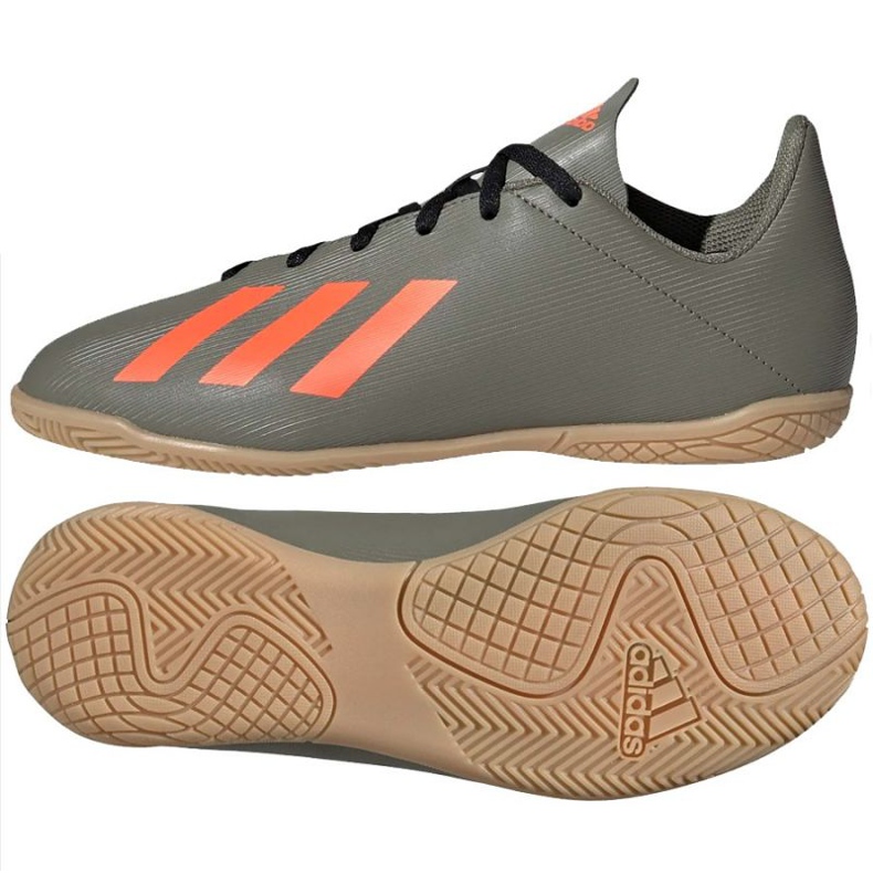 Adidas X 19.4 In Jr EF8379 football boots shades of grey