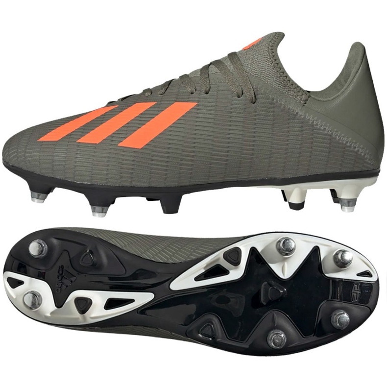 Adidas X 19.3 Sg M EG2838 football boots grey grey Adidas X 19.3 Sg M EG2838 football boots grey grey