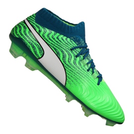 Football boots Puma One 18.1 Fg M 104869-03 green green Football boots Puma One 18.1 Fg M 104869-03 green green