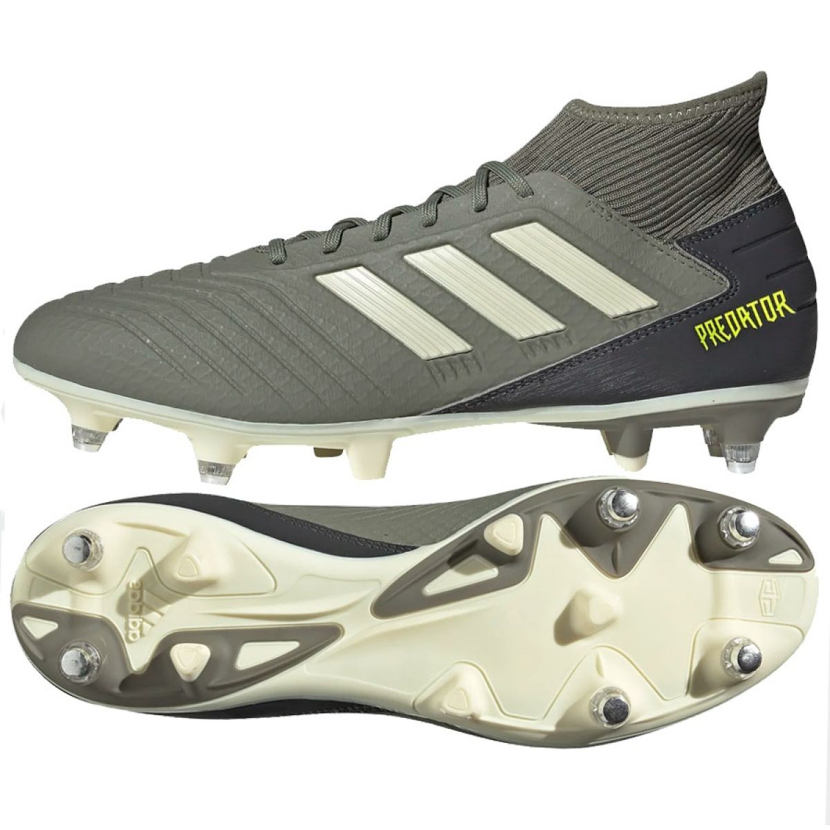 Adidas predator top 19.3 gris