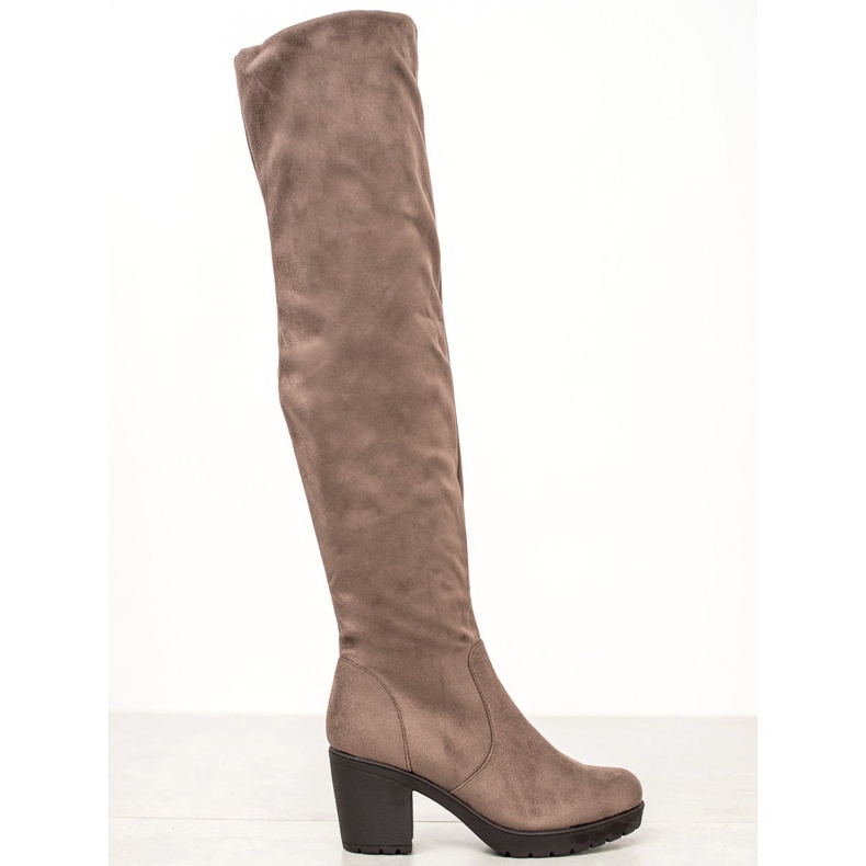 SHELOVET Platform Boots brown
