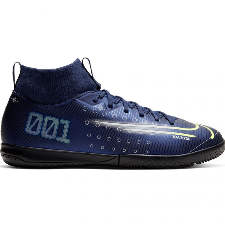 Nike Mercurial Superfly 7 Academy Mds Ic Jr BQ5529 401 football shoe navy blue blue