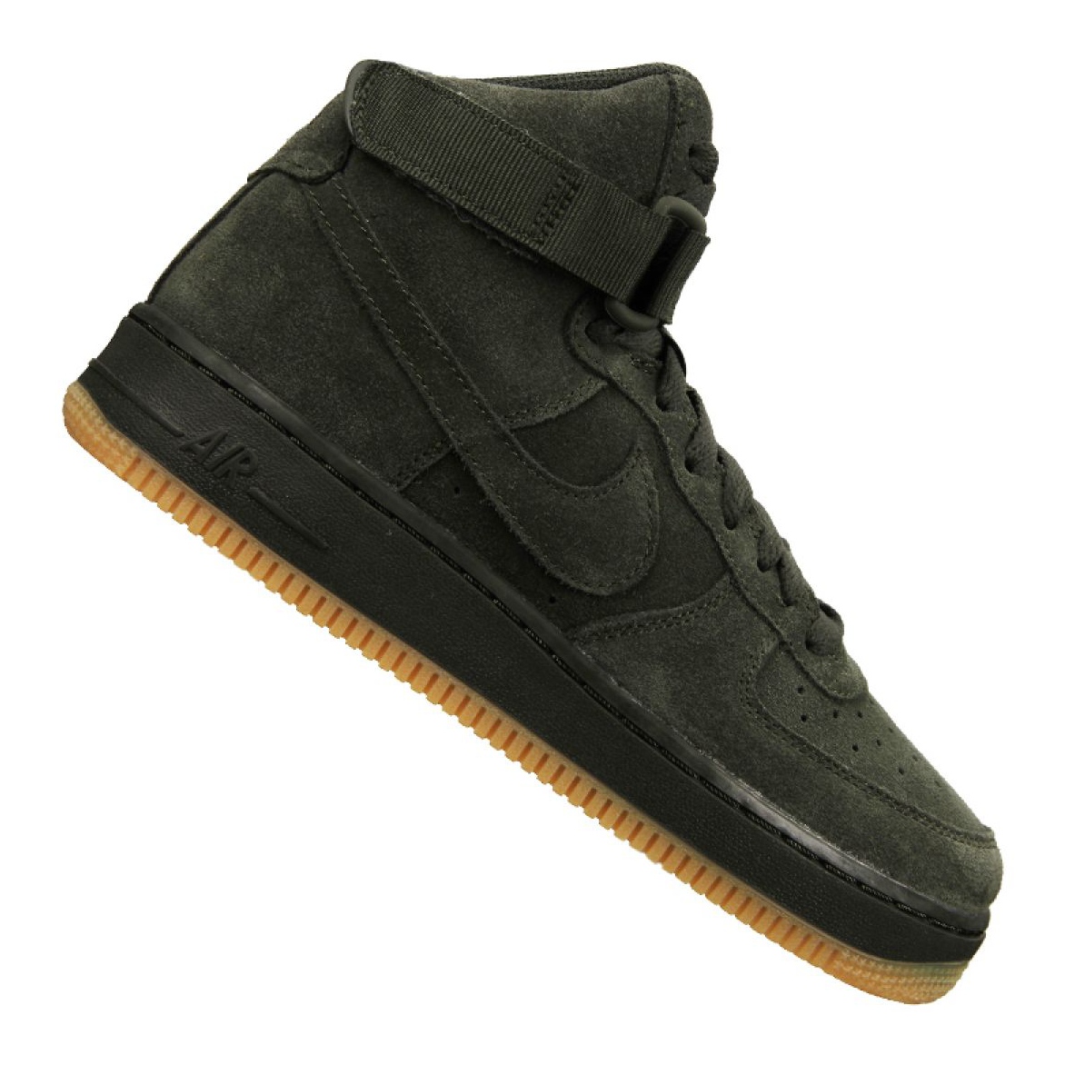 Nike - Air Force 1 High LV8 3 807617-300 - Sneakers - Dark Green, Mens \  Nike