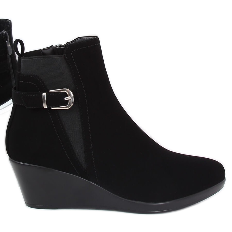 Black Black wedge boots 6778-2 Black Black Black wedge boots 6778-2 Black