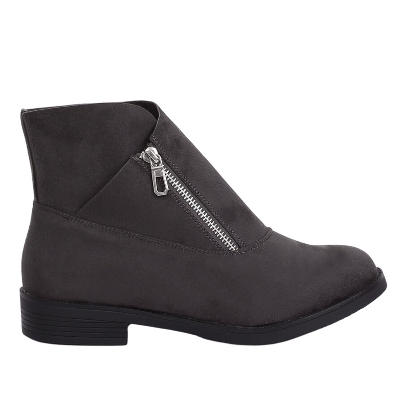 Gray suede gray boots 20195 Gray grey
