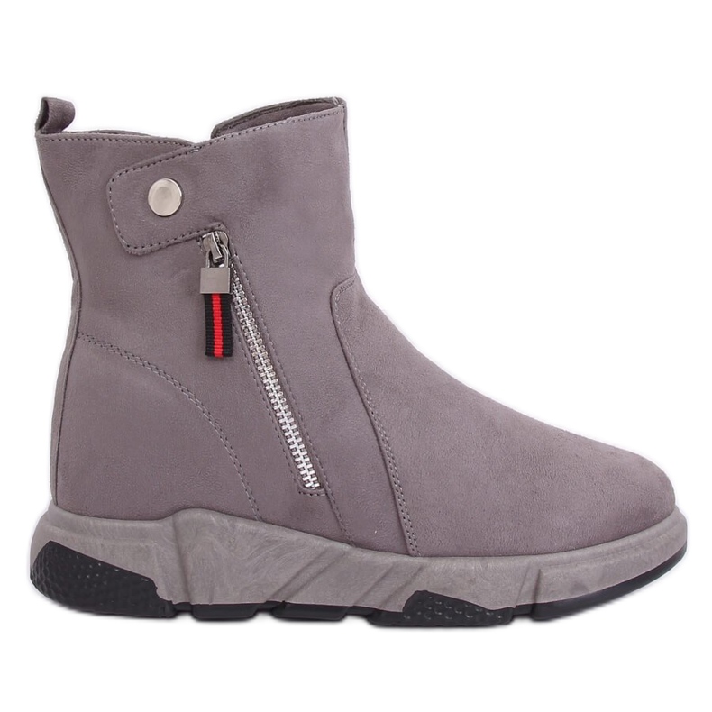 Gray SJ1938 Gray boots in a sporty style grey