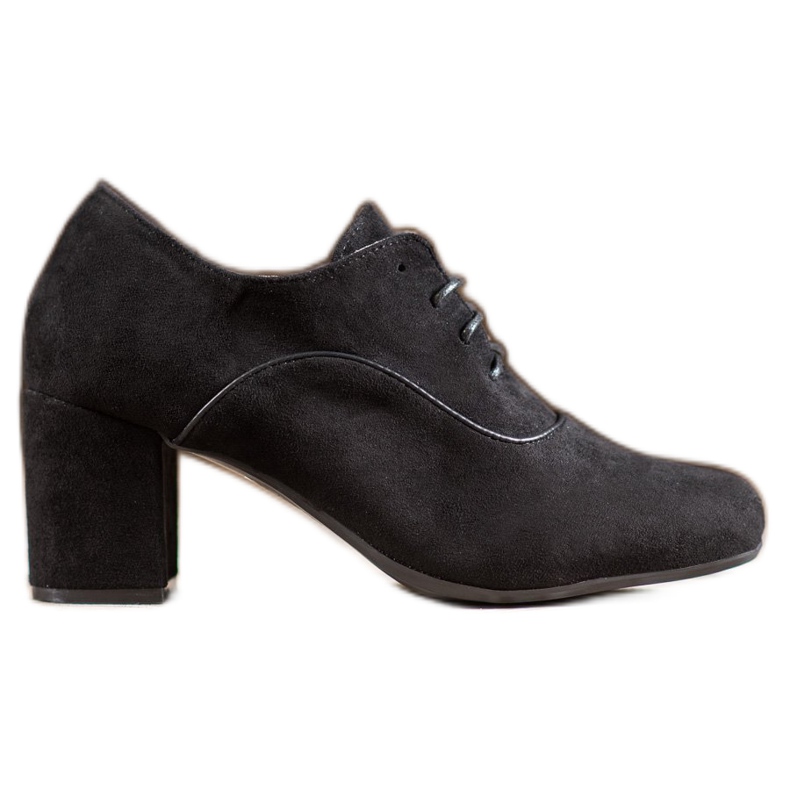 SHELOVET Lace-up pumps black