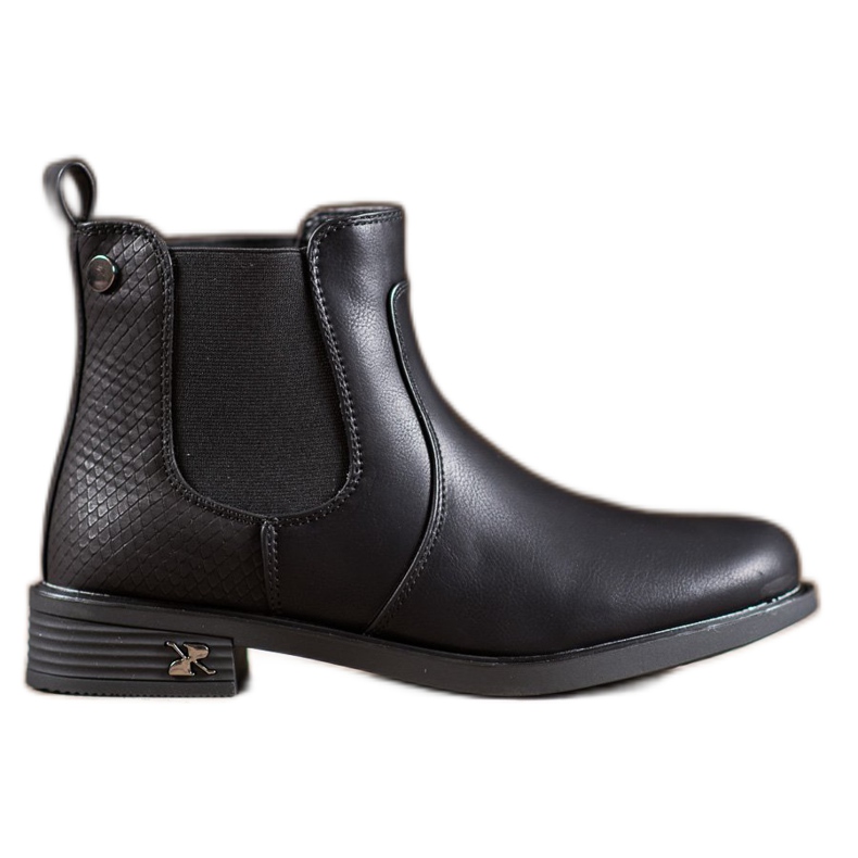 SHELOVET Eco leather Chelsea boots black
