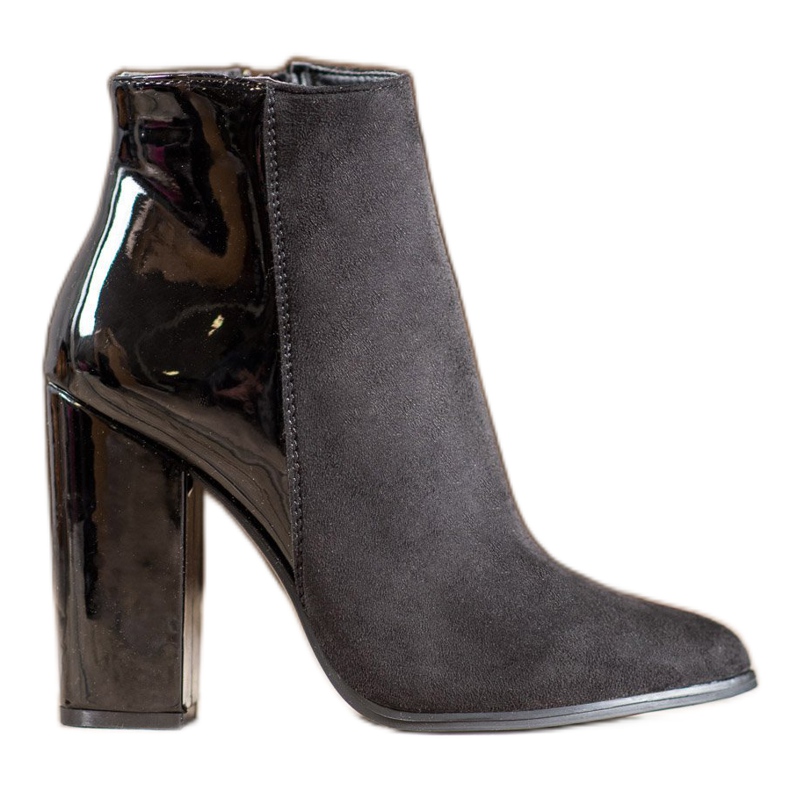 SHELOVET Elegant suede boots black