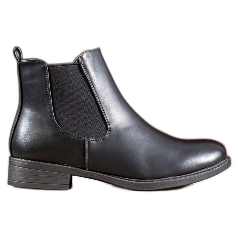 SHELOVET Classic boots with a zipper black