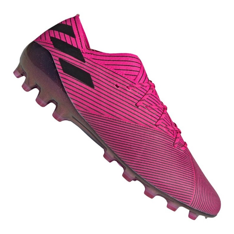 Adidas Nemeziz 19.1 Ag Fg M FU7033 football boots pink pink Adidas Nemeziz 19.1 Ag Fg M FU7033 football boots pink pink