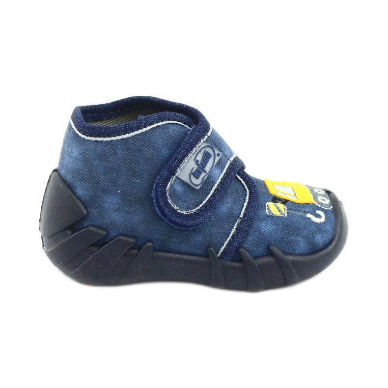 Befado children's shoes 525P012 navy blue yellow