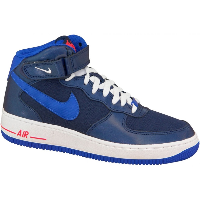 Nike Air Force 1 Mid Gs W 314195-412 shoes navy blue