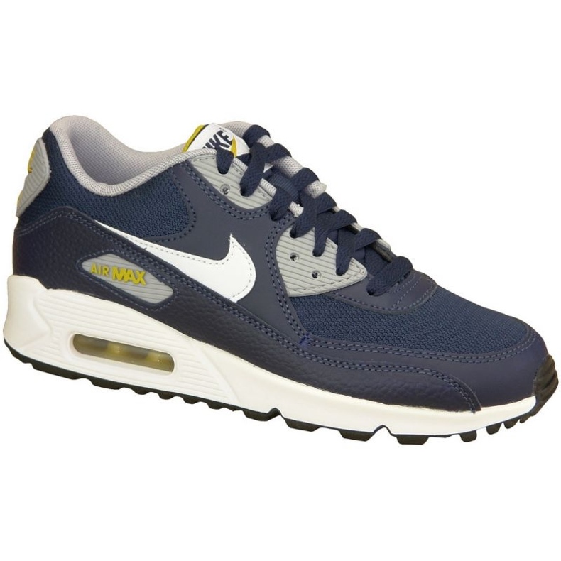 Nike Air Max 90 Gs W 307793-417 shoes navy blue