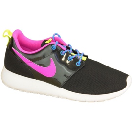 Nike Roshe One Gs W 599729-011 shoes black pink multicolored