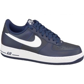 Nike Air Force 1 '07 M 488298-436 shoe navy blue Nike Air Force 1 '07 M 488298-436 shoe navy blue
