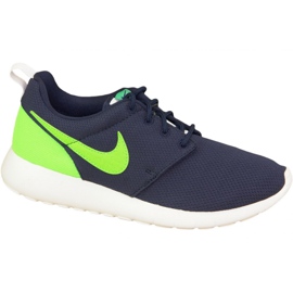 Nike Roshe One Gs W shoes 599728-413 navy green