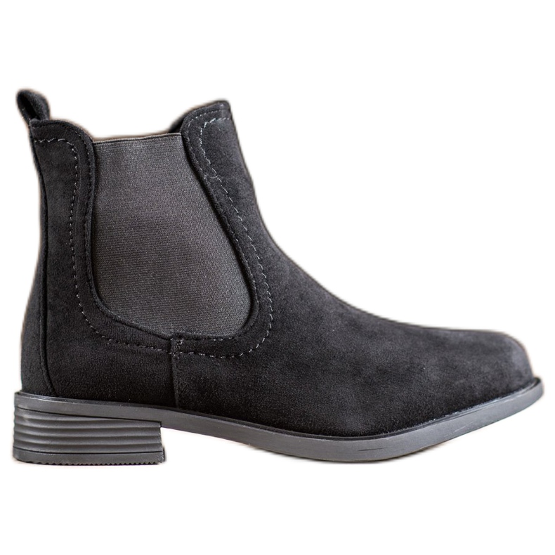 Ideal Shoes Casual Chelsea boots black Ideal Shoes Casual Chelsea boots black