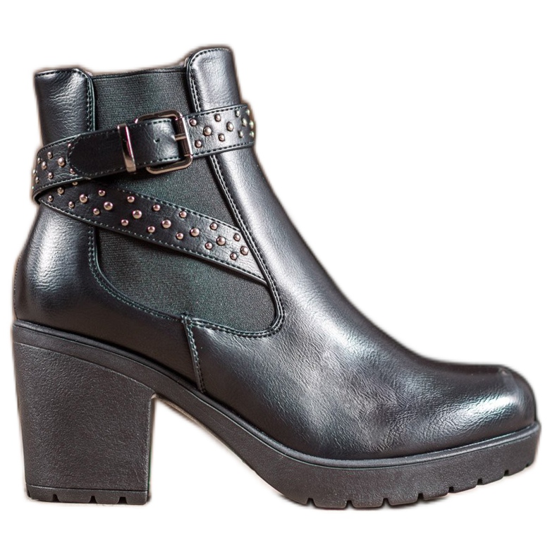 SHELOVET Boots On The Platform With Jets black