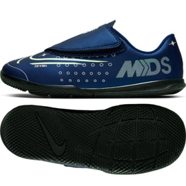 Indoor shoes Nike Mercurial Vapor 13 Club Mds Ic PS (V) Jr CJ1176-401 navy blue navy blue