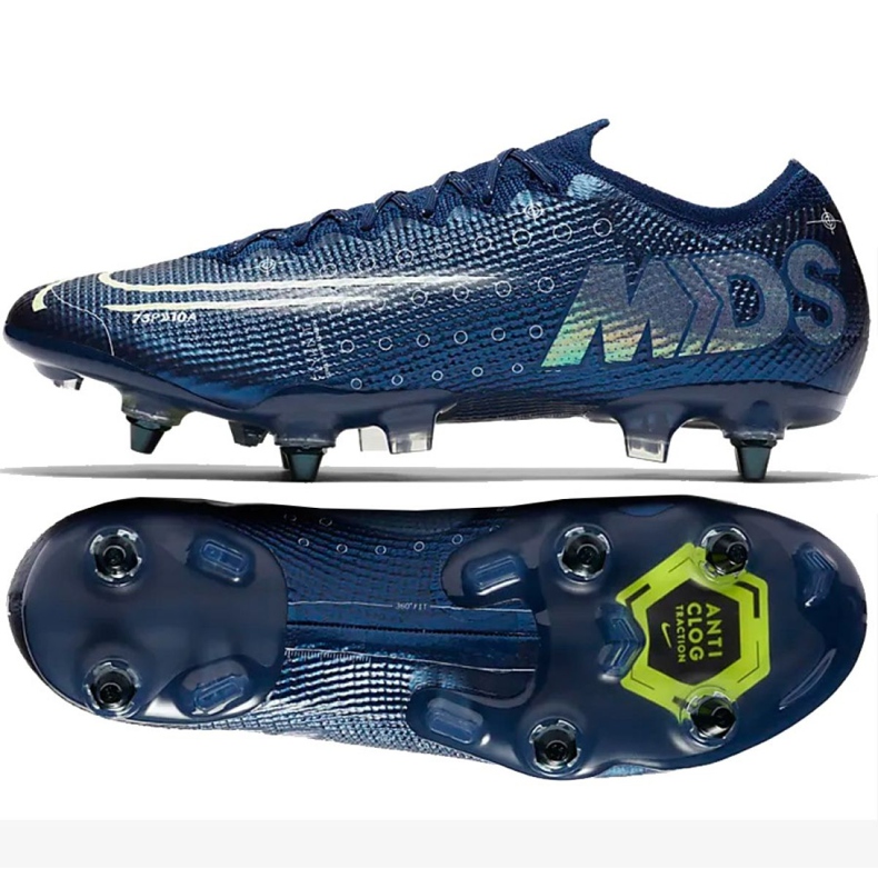 Nike Mercurial Vapor 13 Elite Mds SG-Pro Ac M CK2032-401 soccer shoes navy blue navy blue
