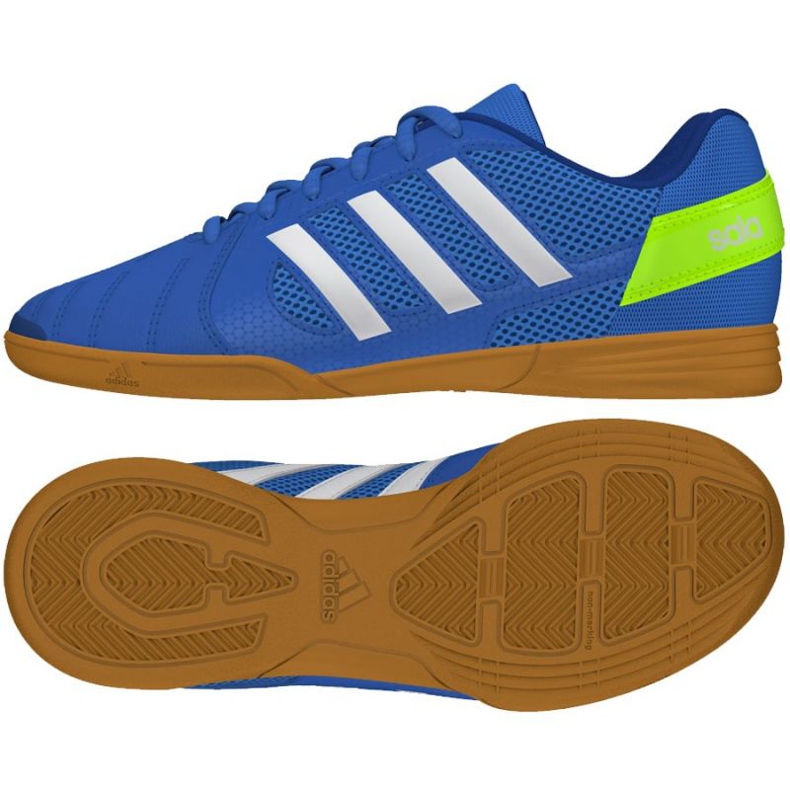 Indoor shoes adidas Top Sala Jr FV2632 blue blue Indoor shoes adidas Top Sala Jr FV2632 blue blue