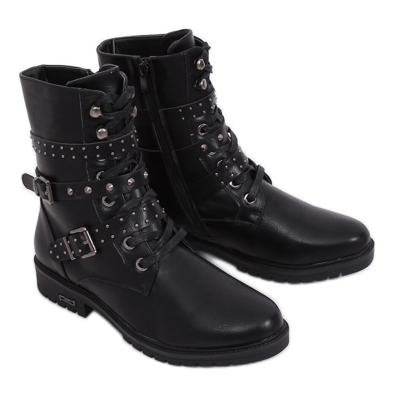 Black military boots 1952-11 Black