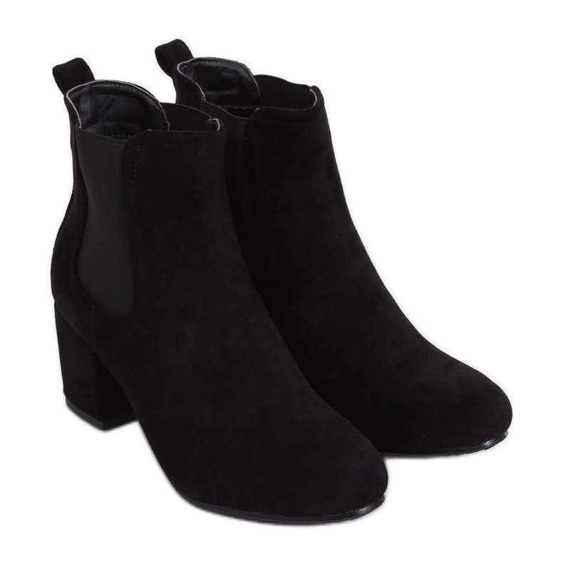 Black Chelsea boots, black 2208-132 Black