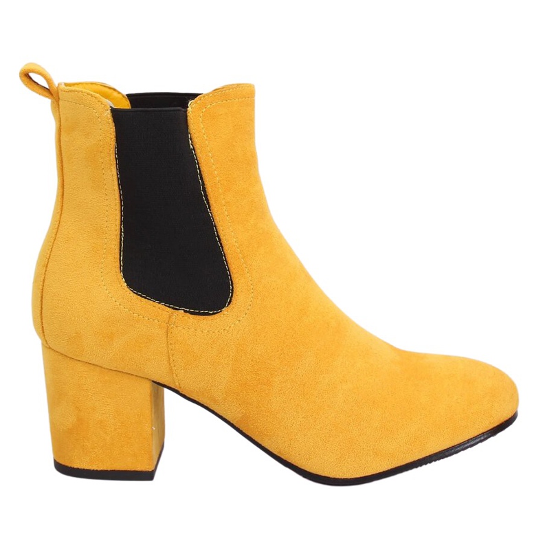 Yellow Chelsea boots, yellow 2208-132 Yellow