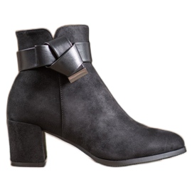 SHELOVET Elegant Boots With A Bow black