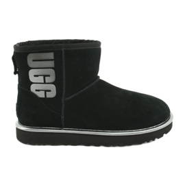 Ugg Classic Mini Ugg Rubber Logo W 1110087-BMT Shoes black grey