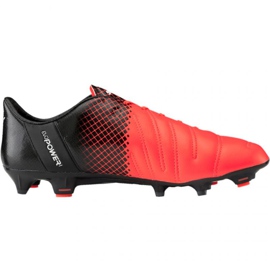 Football boots Puma evoPOWER 1.3 Lth Fg M 103850 01 multicolored orange