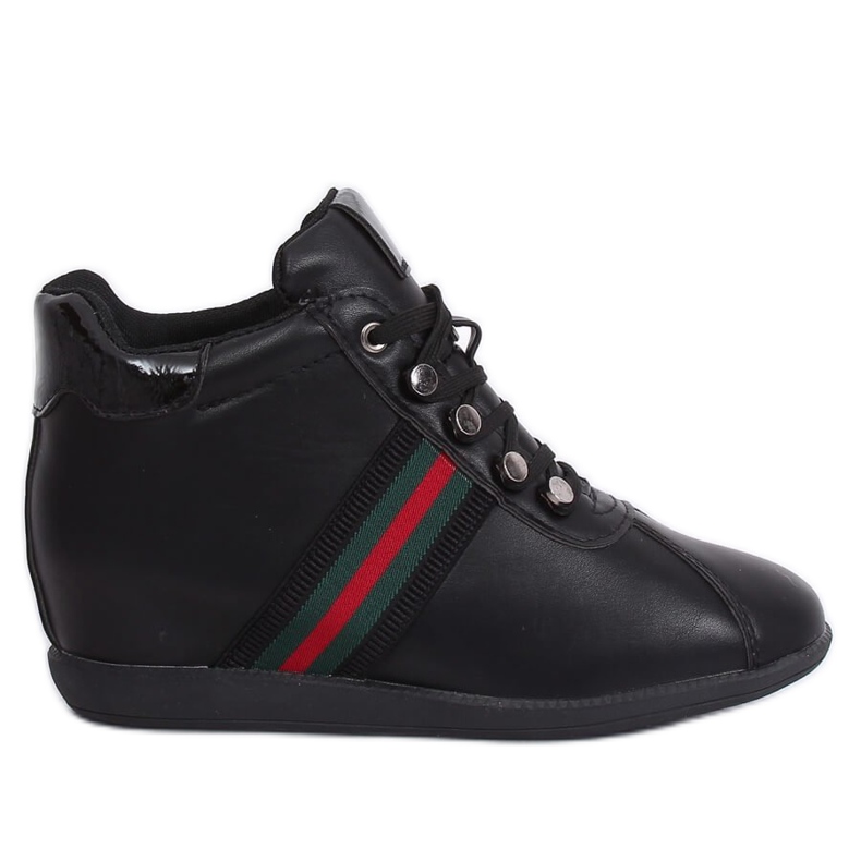 Black shoes on a hidden wedge K1833909 Negro