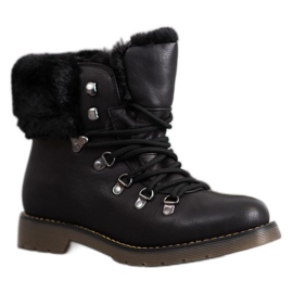 Forever Folie Boots With Fur black