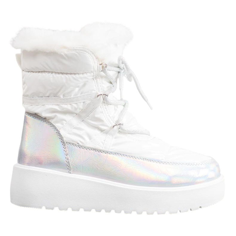 Bella Paris Fashion snow boots white