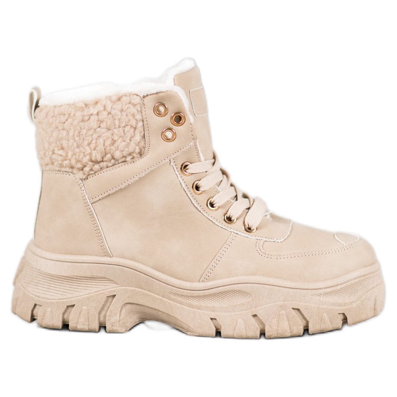 GOLL Warm Sneakers With Sheepskin brown GOLL Warm Sneakers With Sheepskin brown