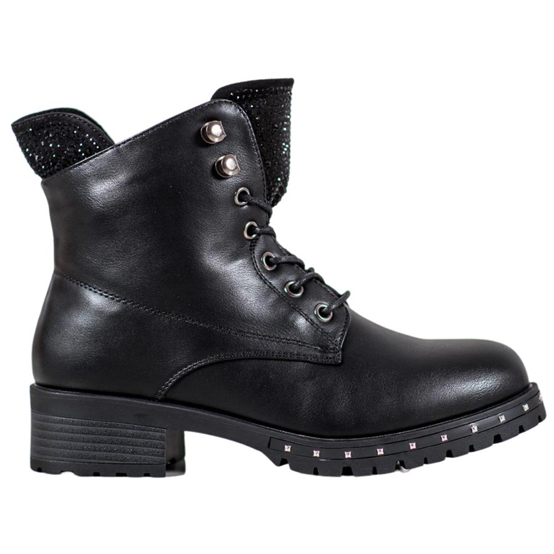 J. Star Black Workers With Crystals yellow