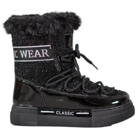Bella Paris Fashionable Classic Snow Boots black Bella Paris Fashionable Classic Snow Boots black