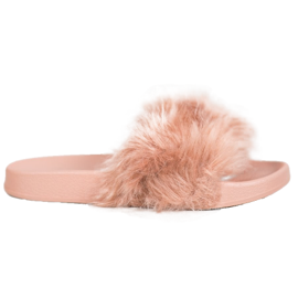 SHELOVET Rubber Slippers With Fur multicolored SHELOVET Rubber Slippers With Fur multicolored