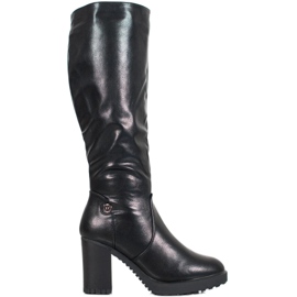 SHELOVET Platform Boots black