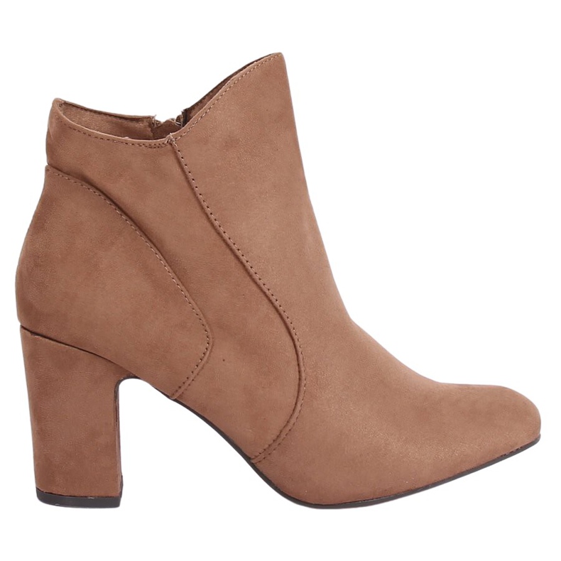 Beige high-heeled boots K1809810 Taupe
