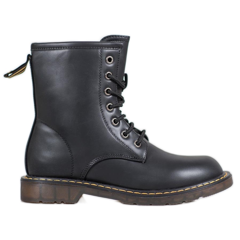 SHELOVET Fashionable Trappers Made of Eco Leather black SHELOVET Fashionable Trappers Made of Eco Leather black