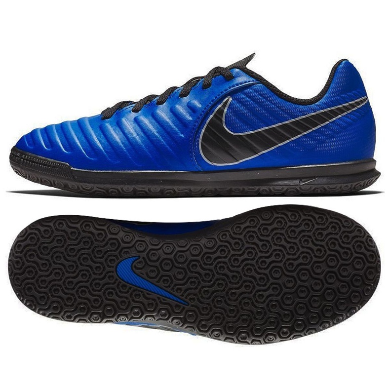 Nike Tiempo Legend 7 Club Ic Jr AH7260 400 football shoes navy blue blue