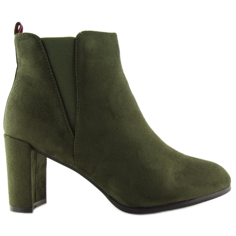 Green high-heeled boots A5580 Olive Ii Gatunek