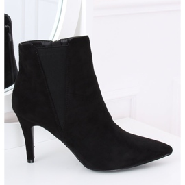 Black Jodhpur boots on a black suede TX-1852 Black